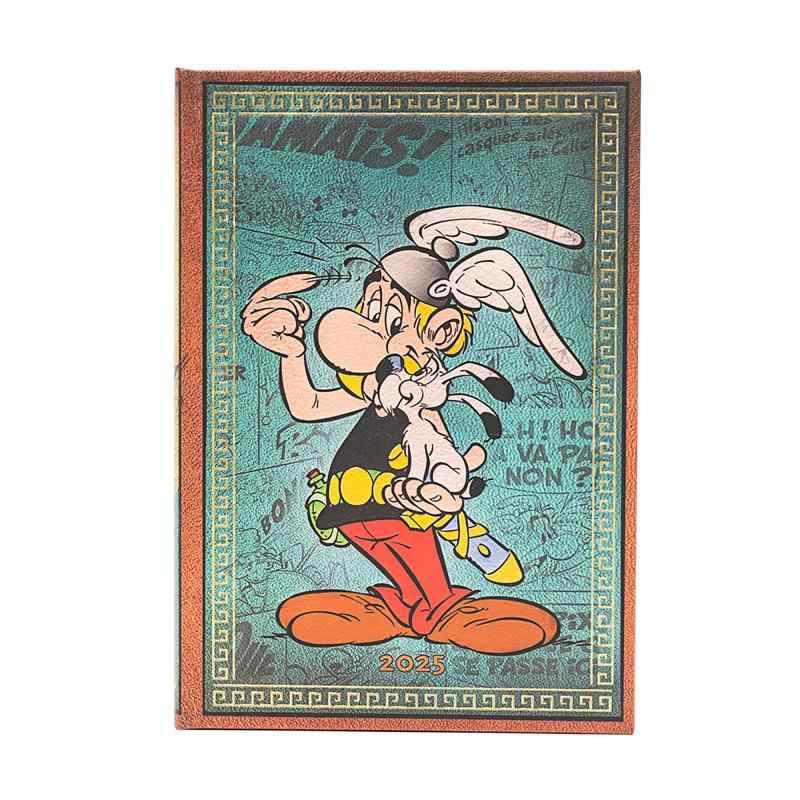 Paperblanks/ペーパーブランクス 2025年度版ダイアリー ハードカバー ミディ Asterix the Gaul DJD6193