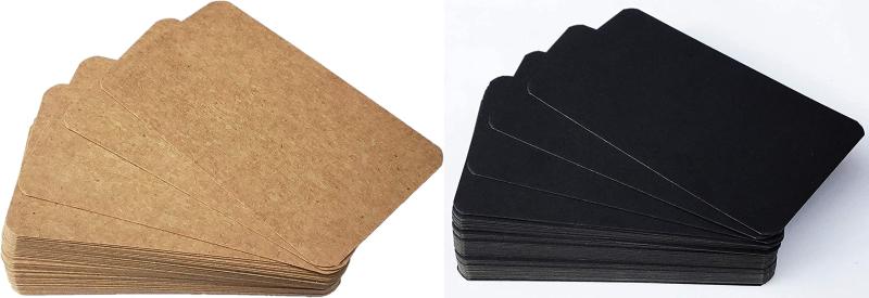 MBK 無地 名刺サイズ ミニ メッセージ カード 200枚セット