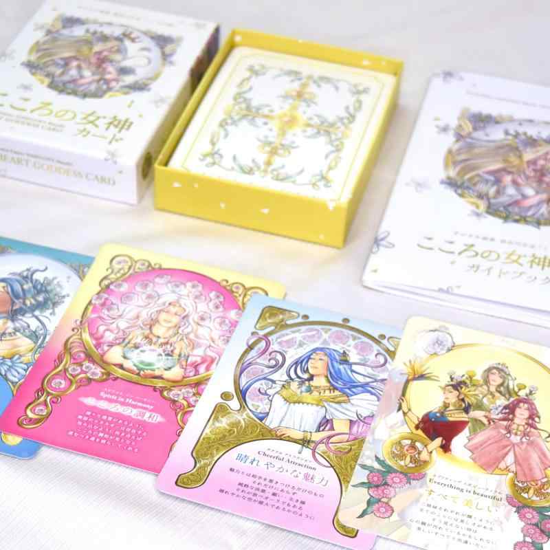 こころの女神カード ｜ 長谷川 正志 ｜ カード44枚 日本語解説書付き【正規品】