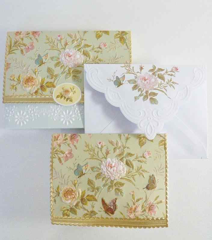 キャロルウィルソン [Carol Wilson] メッセージ カード セット クラシックバタフライ NCP2363 BOX各10..