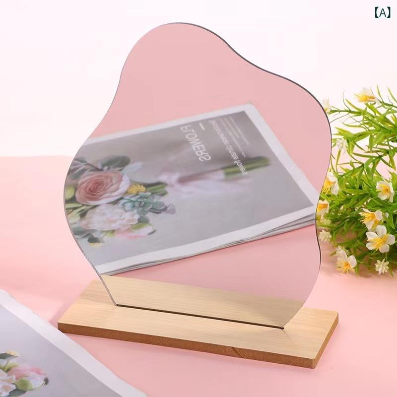 不規則な 形の 化粧 鏡、 写真 撮影 用 小道具、 DIY、 特殊 形状の 凹型、 卓上 装飾、 アクリル 鏡
