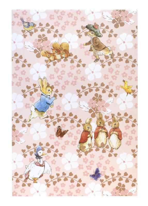 ピーターラビット 御朱印帳 Flower Carpet【ST-TP0019】折り本式24折紙表紙　PP貼、（中紙）奉書紙