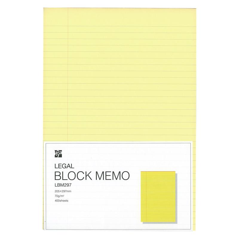 樂天商城 - 伊東屋 リーガル ブロックメモ 205x297mm 横罫