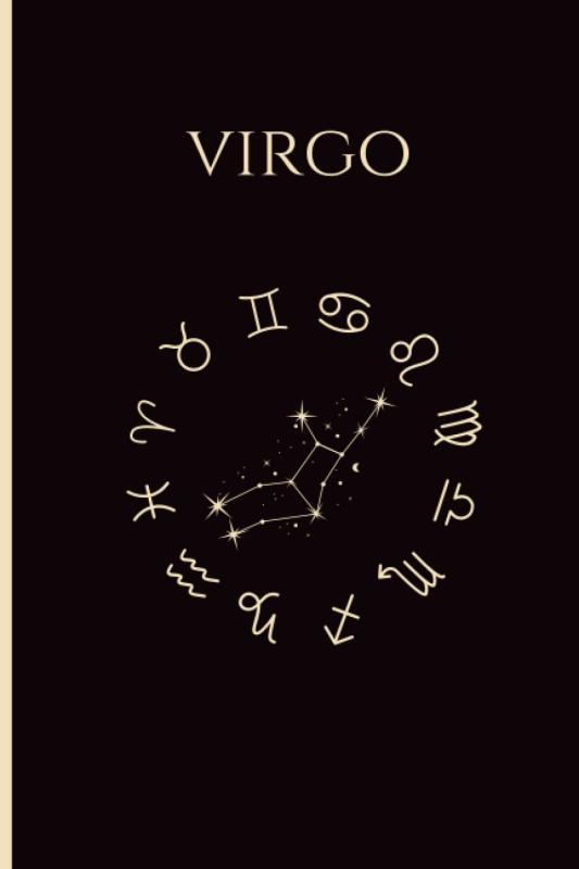 Rakuten - Virgo Journal: Black Journal, Astrology Notebook, Zodiac Sign Journal, Virgo Gift