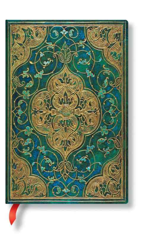 乐天商城 - Paperblanks ペーパーブランクス ノート ソフトカバー Flexis ターコイズ ミニ A6 罫線 FB8228-6