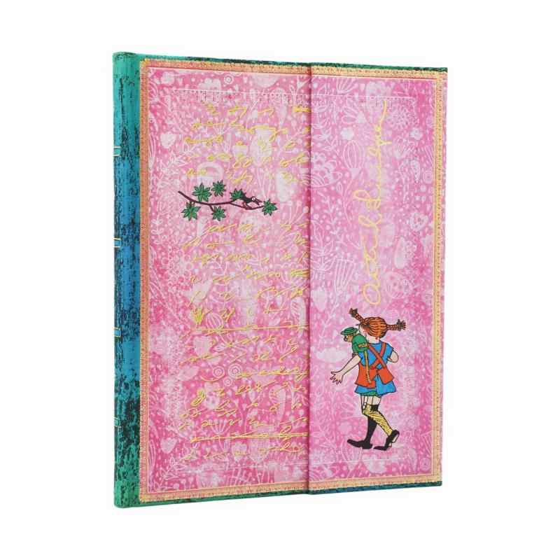 Paperblanks/ペーパーブランクス ノート ハードカバー アストリッド・リンドグレーン 長くつ下のピッピ ウルトラB5 罫線 PB1325-0【サイズ】ウルトラB5