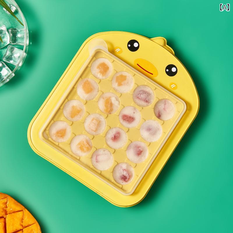 かわいい アヒルの アイス ボックス 家庭 用 冷蔵庫の アイス ボックスの 金 型の アイデア