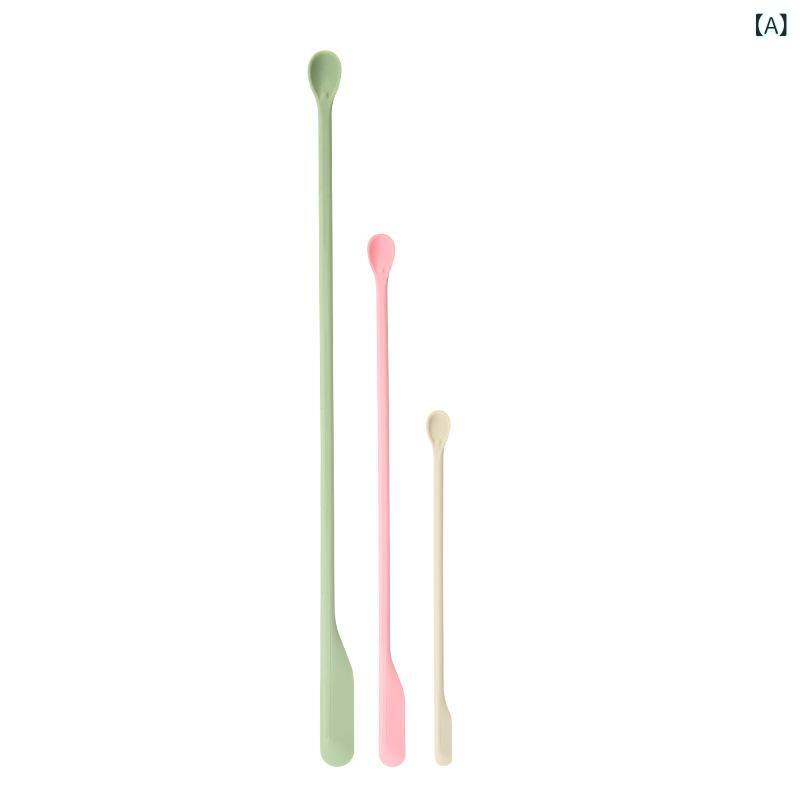 ダブルヘッドシリコンスクレーパー 3 点 セット 化粧 品 ボトル ミニ スクレ ーパ ...