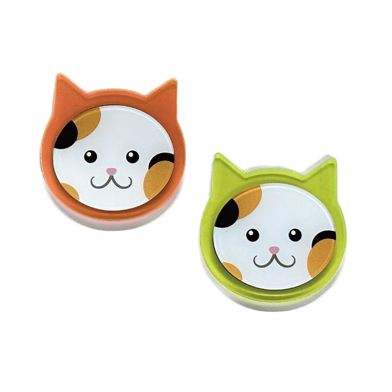 Nakai(ナカイ)マグネット内蔵ゴルフマーカー 2個セット 蛍光アクリル使用 グリーン...