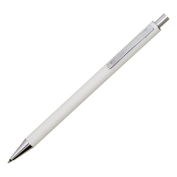 カラーチャート 革巻きボールペン (Shell White)