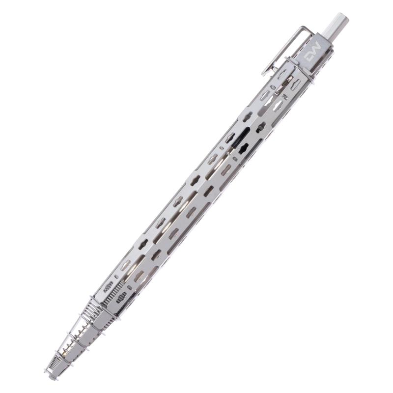 DAREWORKS 組立式ステンレスボールペン Assembly.Craft シルバー 144mm×10mm