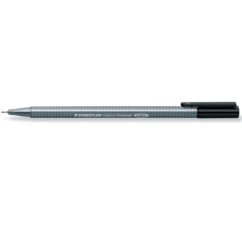 樂天商城 - ステッドラー トリプラス ファインライナー・細書きペン(0.3mm) 単色:ブラック 10本入り (334-9)