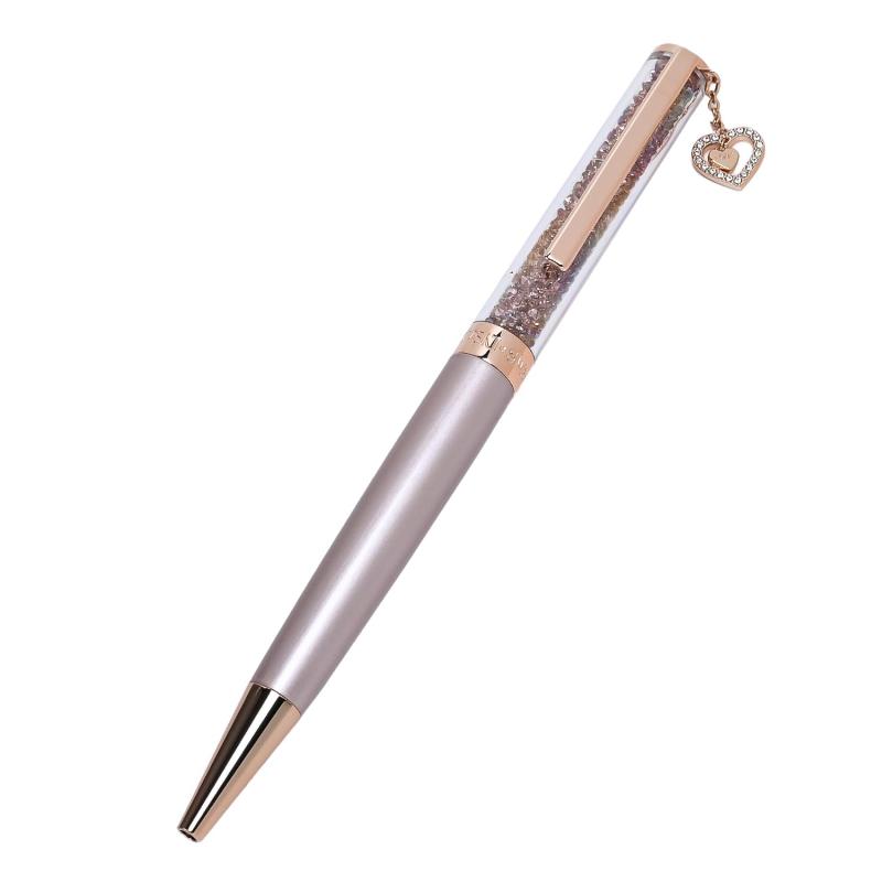 スワロフスキー SWAROVSKI クリスタル ボールペン クリスタライン ハートチャーム Crystalline Heart Charm ローズゴールド 5527536 [並行輸入品]