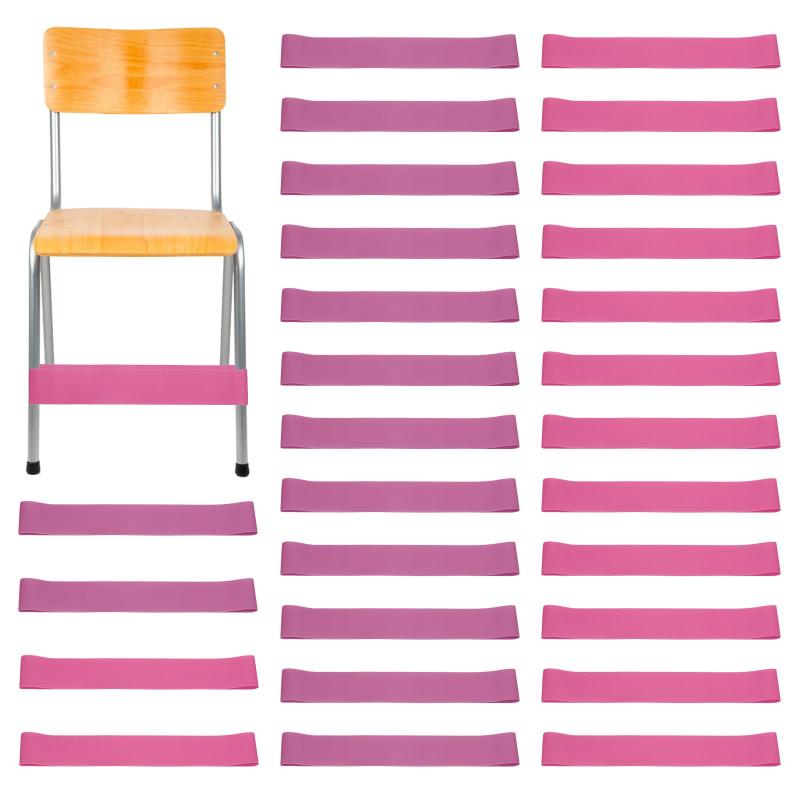 PATIKIL 教室の椅子用フィジェットバンド 1セット/24個 バウンシーバンド チェアバンド 不安軽減 教室..