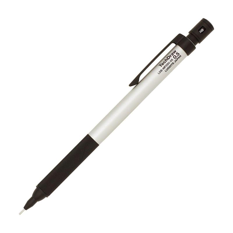 ラダイト(Luddite) TechDraw2 シャープペンシル 0.5mm シルバー LDB-MP2SV-05