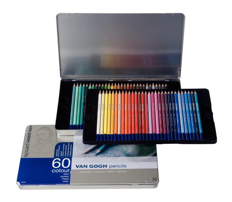 ターレンスジャパン(Talens Japan) ヴァンゴッホ 色鉛筆 60色 T9773-0065【セット色】60色セット【特長1】高品質色鉛筆／色が混じりあっても濁ることなく鮮やかな絵に仕上がる【特長2】なめらかな塗り心地と鮮やかな発色で繊細な表現が楽しめる【特長3】優れた耐光性を持ち長時間にわたって色褪せることがない【特長4】軸木には良質なシダー材使用