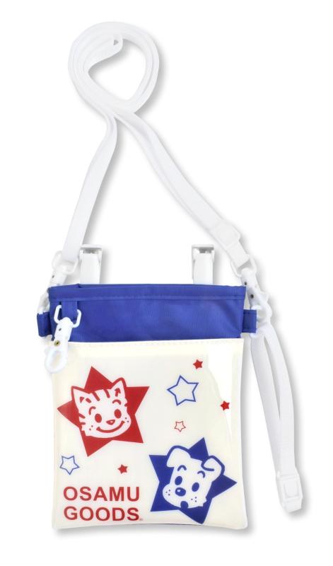 オサムグッズ 3WAYソフトペンポーチ キャット＆ドッグ ブルー【ST-CNOS0002】