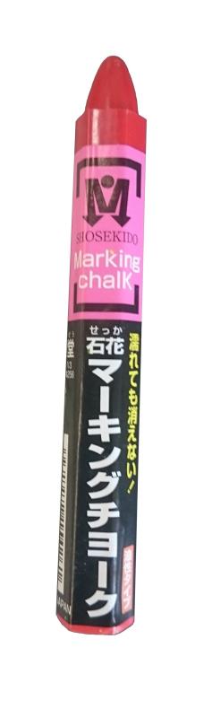 乐天商城 - 祥碩堂 石花マーキングチョーク 赤 1箱(24本入) S15406