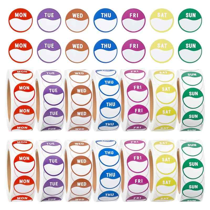 PH PandaHall 曜日ステッカー 7000枚セッ