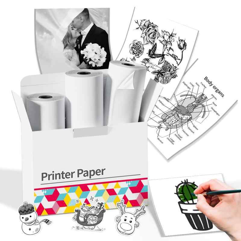 ミニプリンター Memoking M02PRO ミニ サーマルプリンター 白黒写真サーマルプリンター 300dpiサーマルプリンター