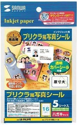 樂天商城 - サンワサプライ LB-PKJP4 プリクラ風シール