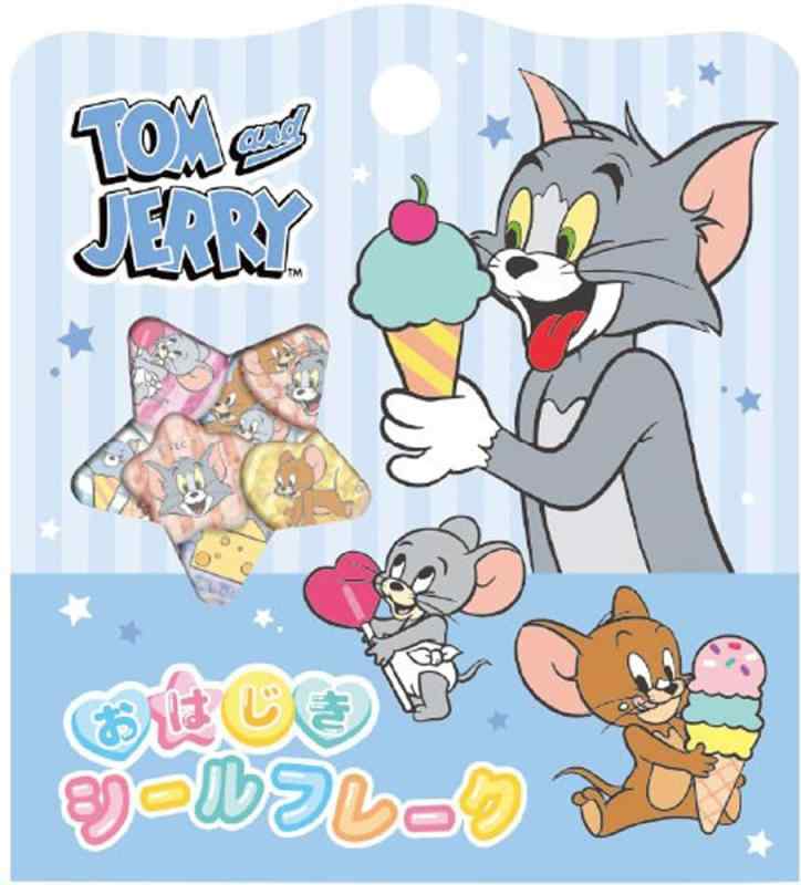 クラックス おはじき シール フレーク トムとジェリー 134028H10×W10×D0.5cm素材・材質:樹脂