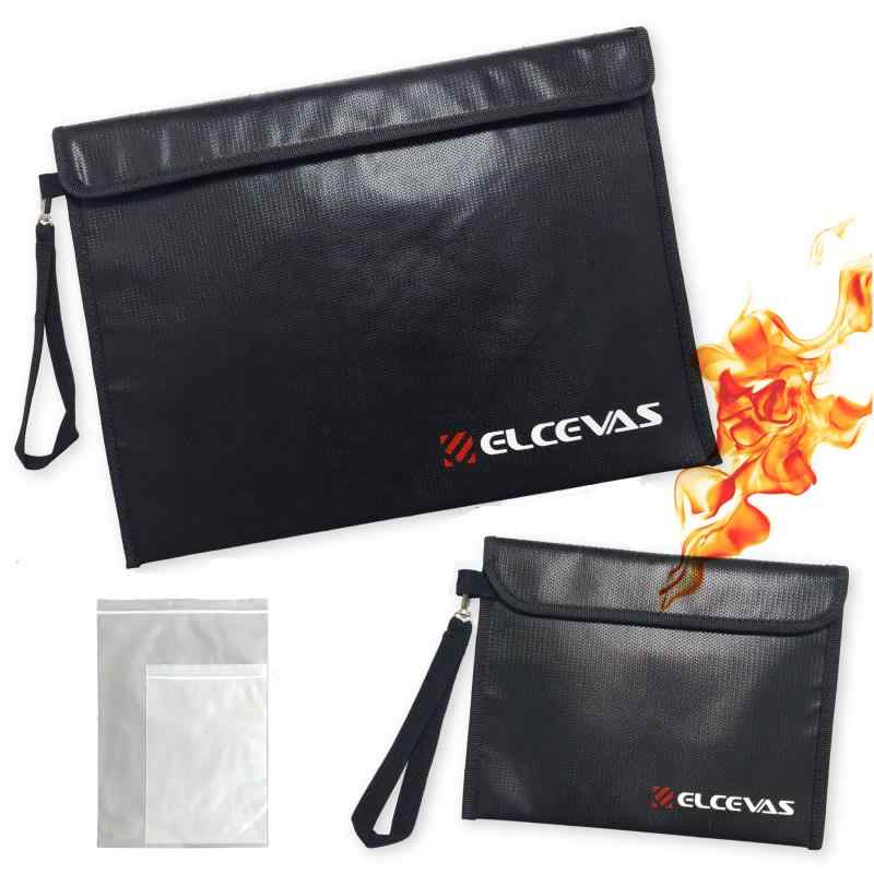 ELCEVAS 耐火バッグ 2サイズセット