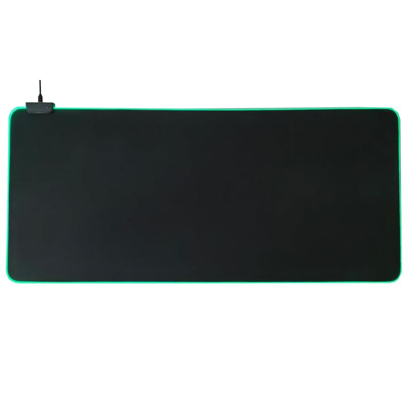 大型ロングデスクパッド かわいいギャラクシー スペース クールデザイン 薄い クール ノンスリップ ゴムベース キーボードとマウスパッド ライトアップ LED RGB コンピューター オフィス ゲ