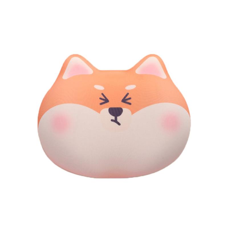 マウス用リストレスト かわいい柴犬のデザイン ハンドレスト ミニ ソフト ゲル充填 パームレスト マウス手首クッション 腕置き 滑り止め オフィス/勉強/学生/女性用 キャラクター 長さ14cm