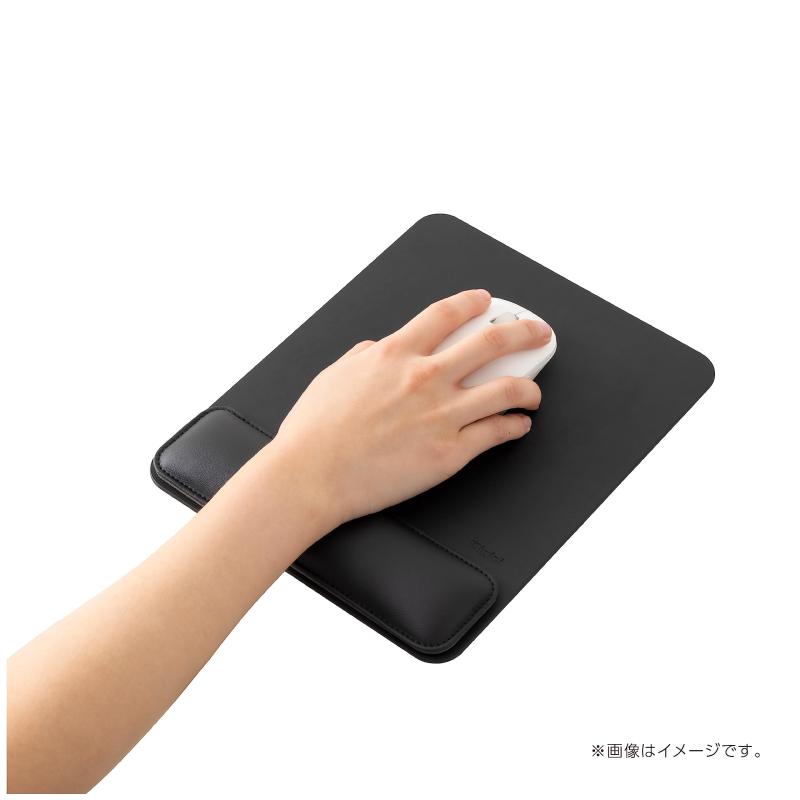 Digio2 マウスパッド リストレスト付き PUレザー