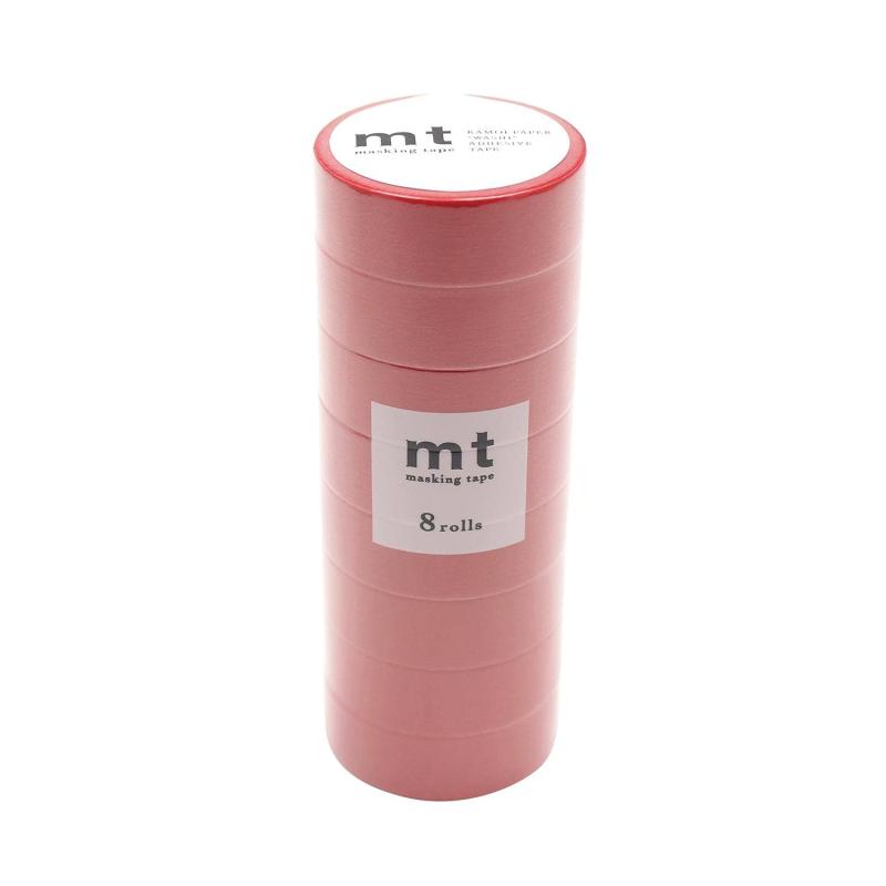 Rakuten - カモ井加工紙(Kamoi Kakoshi) mt マスキングテープ 8P 幅15mm×7m 181 レッドMT08P181R