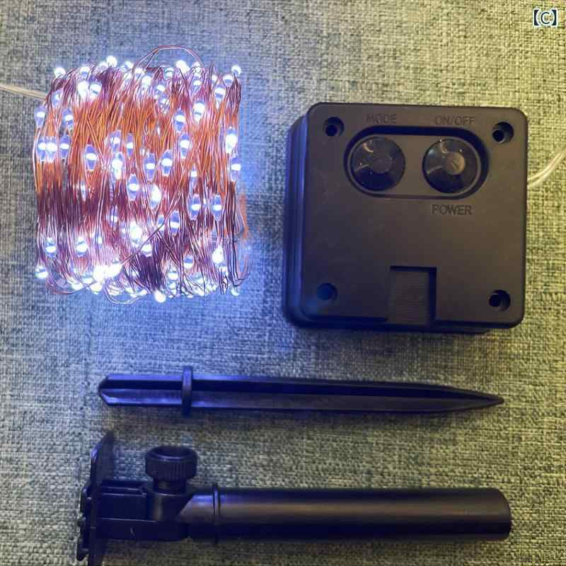 ライトソーラーストリングライト 屋外 LED ストリング ライト 銅 線 中庭 防水 ベビーブレス 装飾 ライト 雰囲気 ライト小さな カラフルな ライト 3