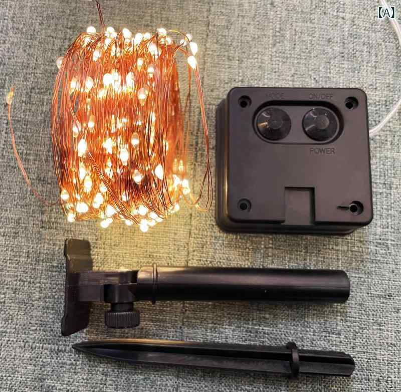 ライトソーラーストリングライト 屋外 LED ストリング ライト 銅 線 中庭 防水 ベビーブレス 装飾 ライト 雰囲気 ライト小さな カラフルな ライト