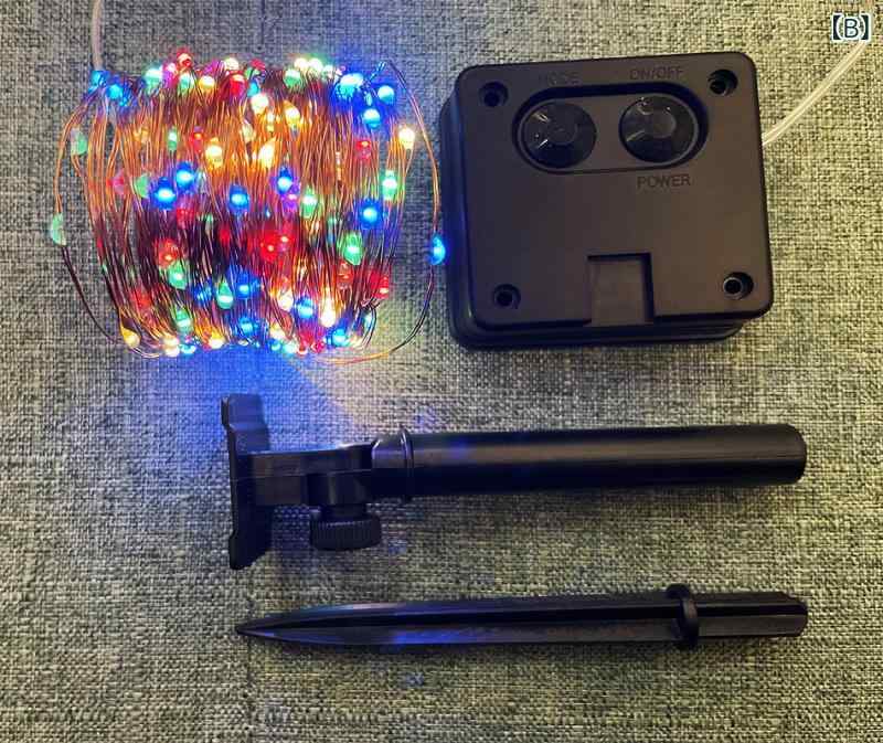 ライトソーラーストリングライト 屋外 LED ストリング ライト 銅 線 中庭 防水 ベビーブレス 装飾 ライト 雰囲気 ライト小さな カラフルな ライト 2