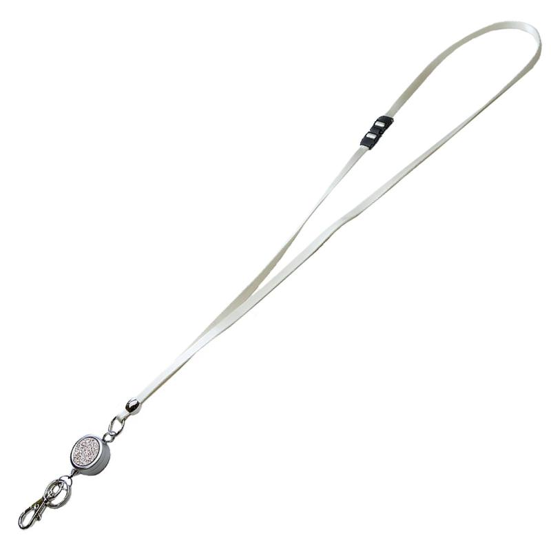 A.Y.Judie ネックストラップ リール付 グリッターサテン