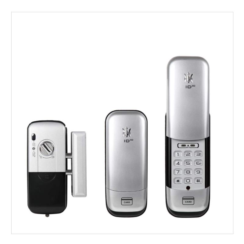 ロックマンジャパン デジタルドアロック 全3色 室内機縦型 非常キー搭載 取付動画あり カード・暗証番号式