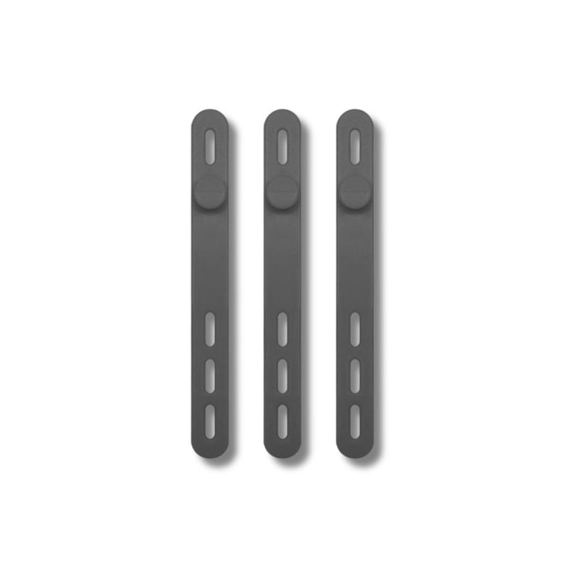 lulubelle ケーブルクリップ 結束バンド 20本セット 配線整理・コード固定 デスク周り テレビ裏に最適 柔らか素材 巻き直し簡単 オフィスにも