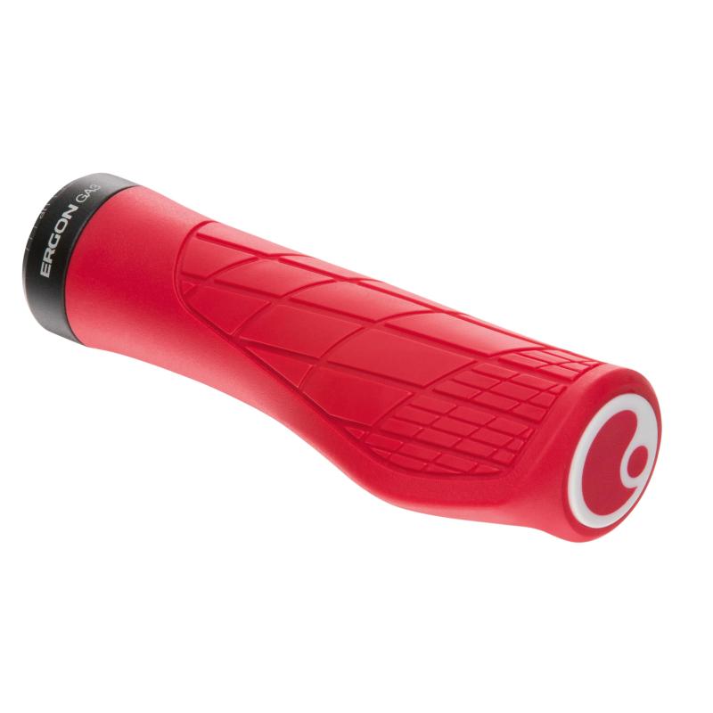 Ergon(エルゴン) GA3 エルゴノミックロックオン自転車ハンドルバーグリップ 標準またはシングルツイストシフト対応 マウンテンバイク用 3つのサイズ 8色のオプション