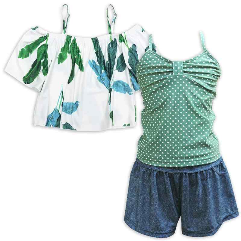 Maternity Foods - [アッシュベリー] キッズ 3点セット水着/洋服感覚で着られるスイムウェア