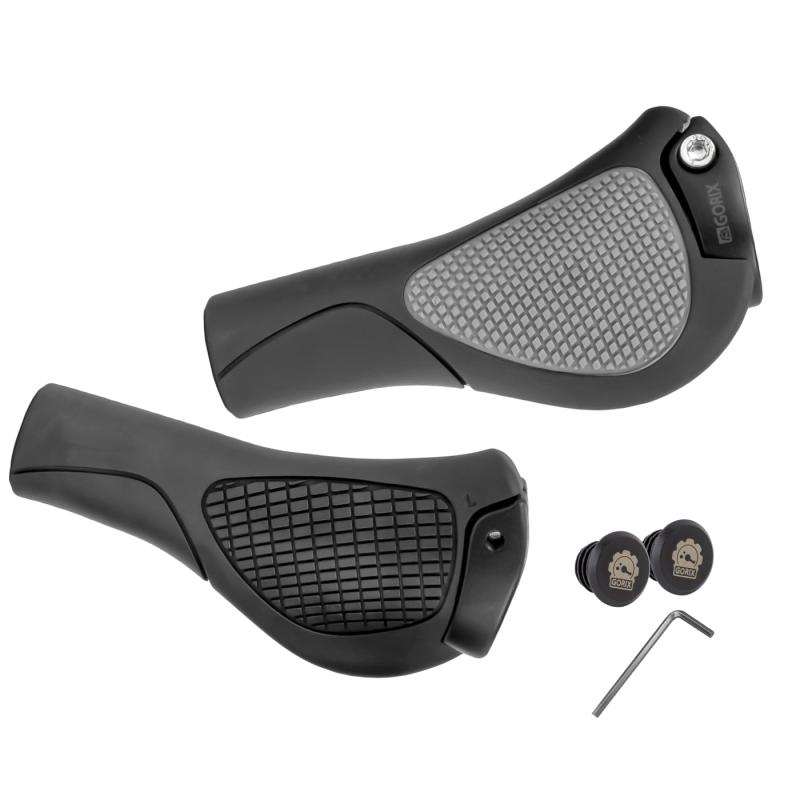 GORIX(ゴリックス) 自転車グリップ 衝撃吸収 エルゴグリップ カスタマイズ グリップ交換 ロッ ...