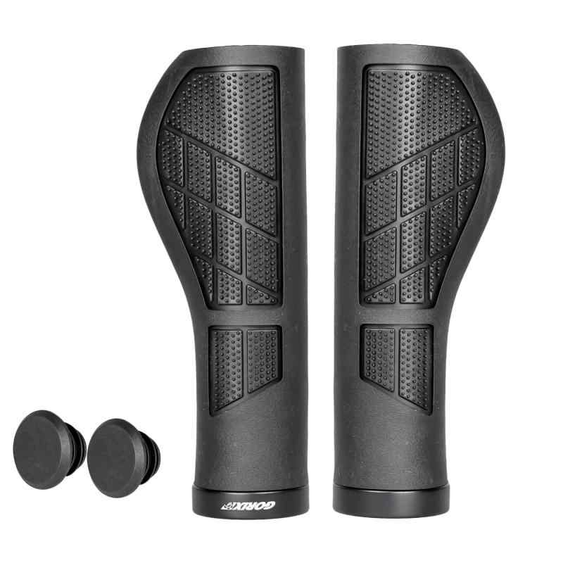 GORIX(ゴリックス) 自転車 グリップ クロスバイク ベタベタしない エルゴ 衝撃吸収 サイクル ...