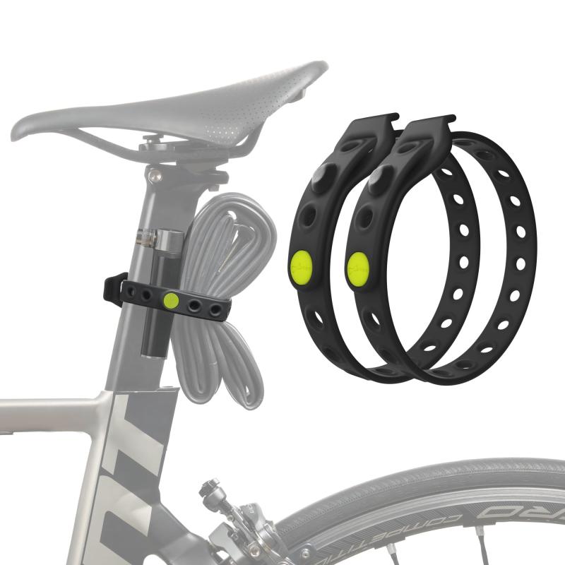 BONE 自転車用 裾止め シリコンバンド 足首 ズボン巻き込み 汚れ防止 ストラップ ロードバイク ホイール チューブ 固定バンド 多用途 多機能 多目的 マルチバンド ホルダー - Bike Strap - Lite