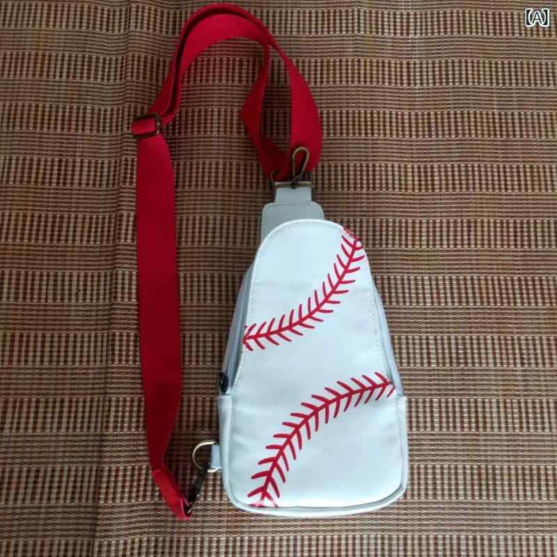 女性の ための バッグ 2025 女性の クロスボディバッグクロスボーダー 人気の レ トロ 野球 バッグ ヨーロッパと アメリカの 売れ筋 ラグビー バッグ小さな 胸 バッグ