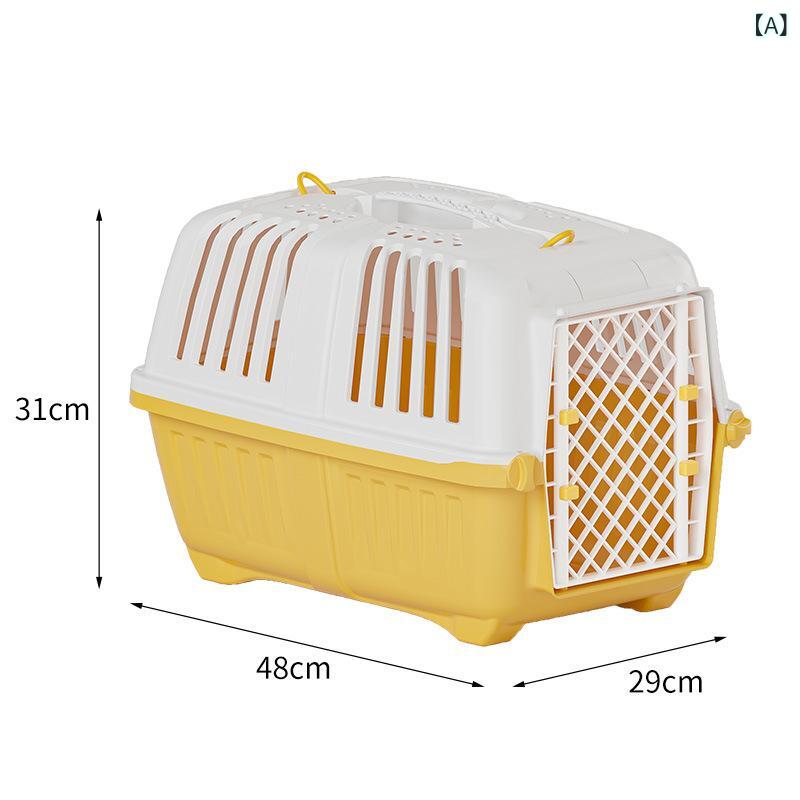 ペットの 航空 箱は 外出 して 犬の 託送 箱を 持って います。 猫の 箱は 携帯 して います。