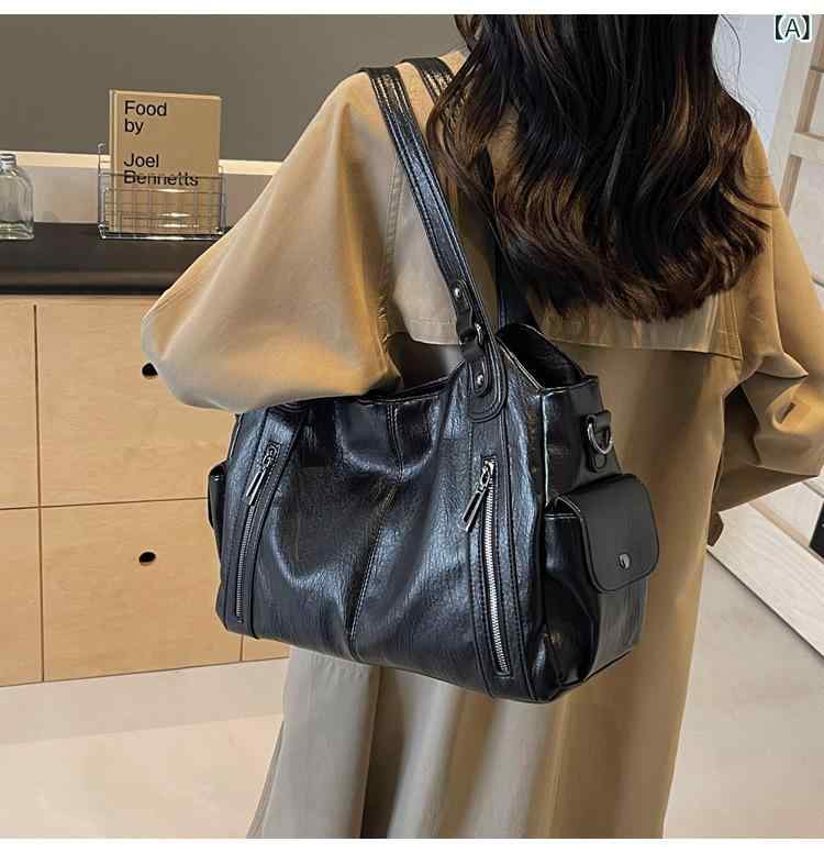 VANESSA BRUNO - メーカー 卸売り 対外 貿易 女性 バッグ pu 皮 シングル ショルダーバッグ大 容量 トートバッグ 女性 通勤 ハンドバッグ