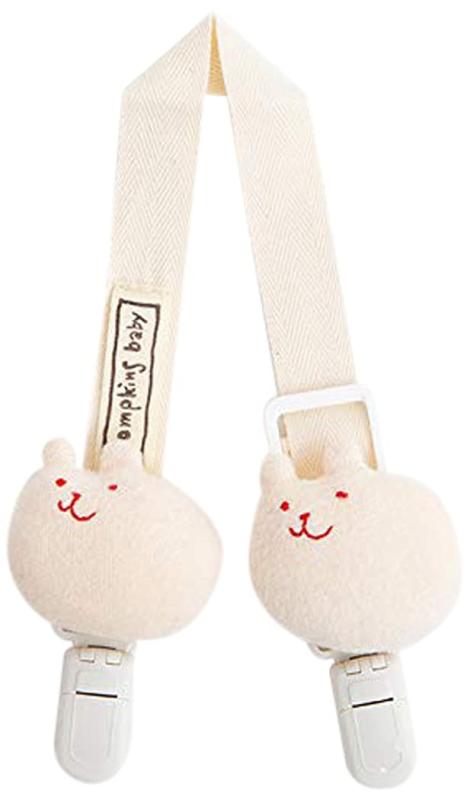Rakuten - Y-1171 pompkins BABY オーガニックコットン100％【うさぎ・くま・わんこシリーズ】スタイクリップ 日本製