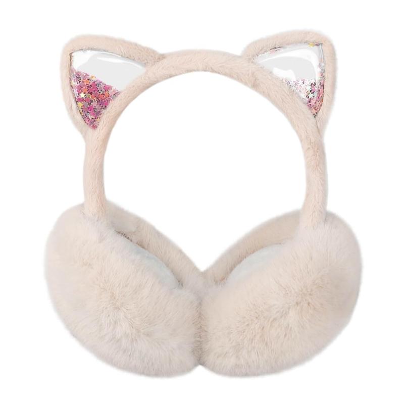 [jbluelover] 耳あて 子供 イヤーマフ キッズ 防寒 耳カバー 冬用イヤーウォーマー 可愛い キツネ耳/猫耳 耳当て 防風 保温 ふわふわ 暖かい ファー調 小学生 ジュニア 女の子 通学通園 自転車 愛らしいキツネ耳/猫耳のイヤーマフ。耳の部分に子供たちに愛されているカラフルの星もたくさん入れて、キュートで興味深いデザインは幅広い方に愛用皮膚に優しくて、ふわふわで柔らかいフェイクファー素材を使用し、暖かくて保温性に優れ、寒い季節でも耳をふんわり覆って、暖かく快適に保ちます。柔軟で高弾性があるアームが付いており、ヘッドバンド部分は長さの調節が可能なので、フィット感抜群お好みによって頭の頂部或は後部にも掛けられます。イヤーの部分は折りたたみ可能なので、使わないときコンパクトに折りたためますので、収納にも、持ち運びにも便利です。寒い冬に通勤、通学、自転車、バイク、アウトドアスボーツ、スキー、散歩、雪かき、キャンプ、ジョギング、スノボーなどに幅広く活躍してます。お出かける際に冷たい風から耳を暖かく守ってくれます。4歳-15歳の子供が適用されます。防寒耳あては冬の寒さ対策だけでなく、冬のスタイルを高めるファッション小物としてもお使え、冬の贈り物、クリスマスギフト、新年お祝いのプレゼントとしても素敵です。