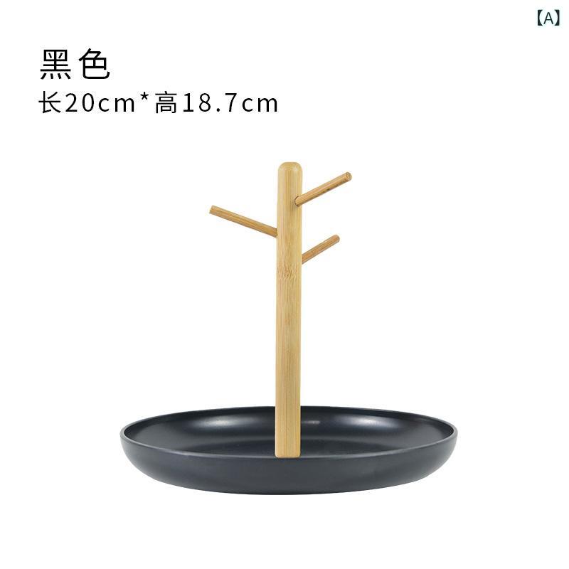 北欧の 枝の トレーの 客間の 玄関の 鍵は 棚の 雑品の デスク トップの 化粧 品の 収納 盤の 携帯の 間食の 果物の 皿を 掛けます。