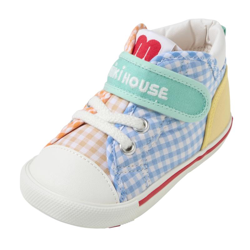 [ MIKIHOUSE (ミキハウス)] セカンドベビーシューズ 11-9302-792 日本製 13.5 14 14.5 15 15.5 cm センチ ベビーシューズ キッズ 男の子 女の子 マルチカラー 15.5cm