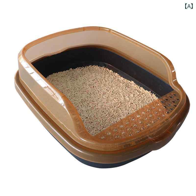 猫 砂 盆超 大半 閉鎖 猫 用品 猫 砂 盆大 サイズ 猫 トイレ 閉鎖 式 猫 砂 加 高 防止 溢れ